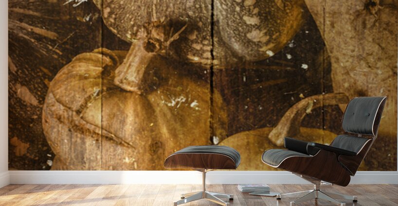 Weathered Farmers Market Wall Murals