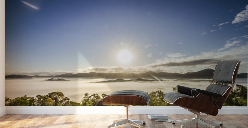 Rural Country Dawn Wall Murals