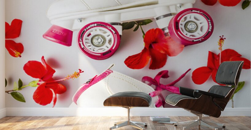 Roller Romance Wall Murals