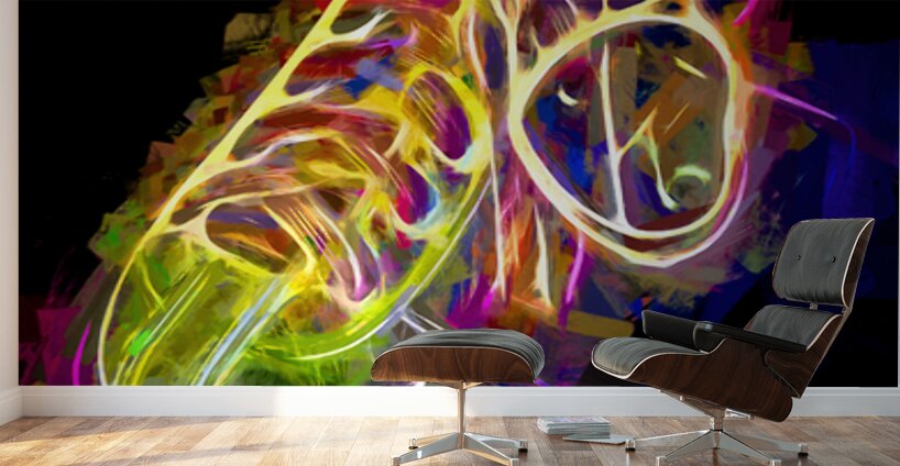 Night Disco At The Roller Rink Wall Murals