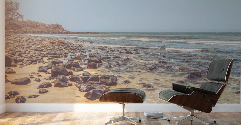 Retro Rocky Dusk Wall Murals