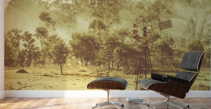 Black Horse Creek Windmill Wall Murals