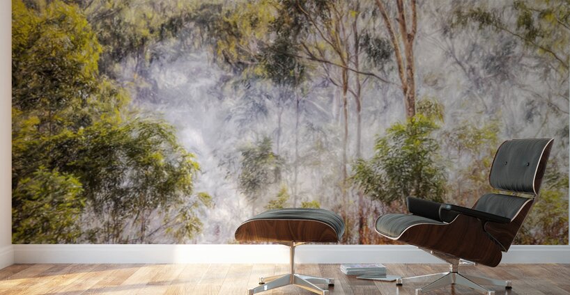 The Fog And The Forest Wall Murals