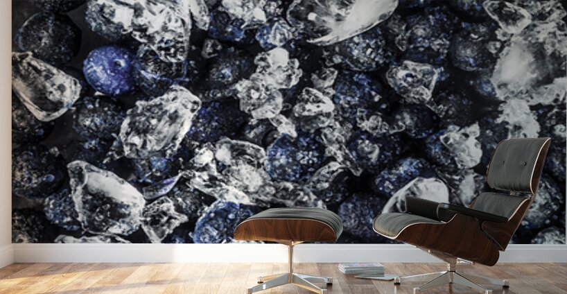 Blueberry Cool Wall Murals