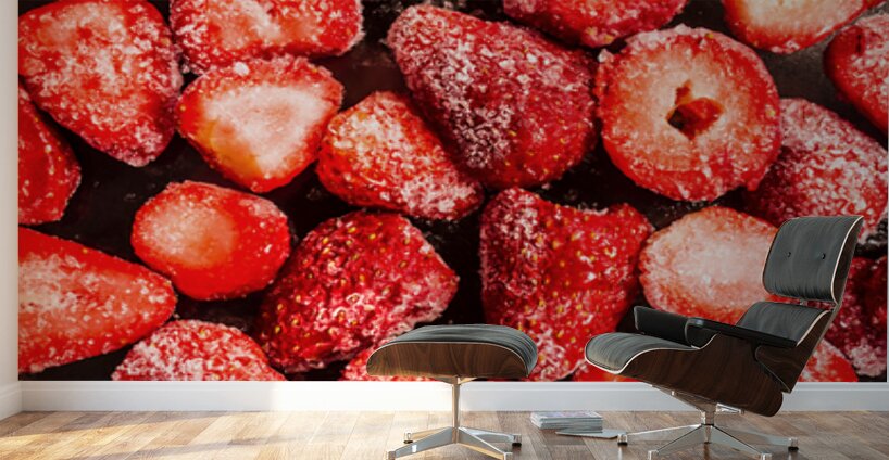 Sweet Strawberry Treats Wall Murals