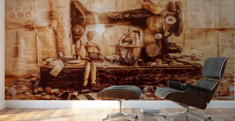 Dressmaker Dreams Wall Murals