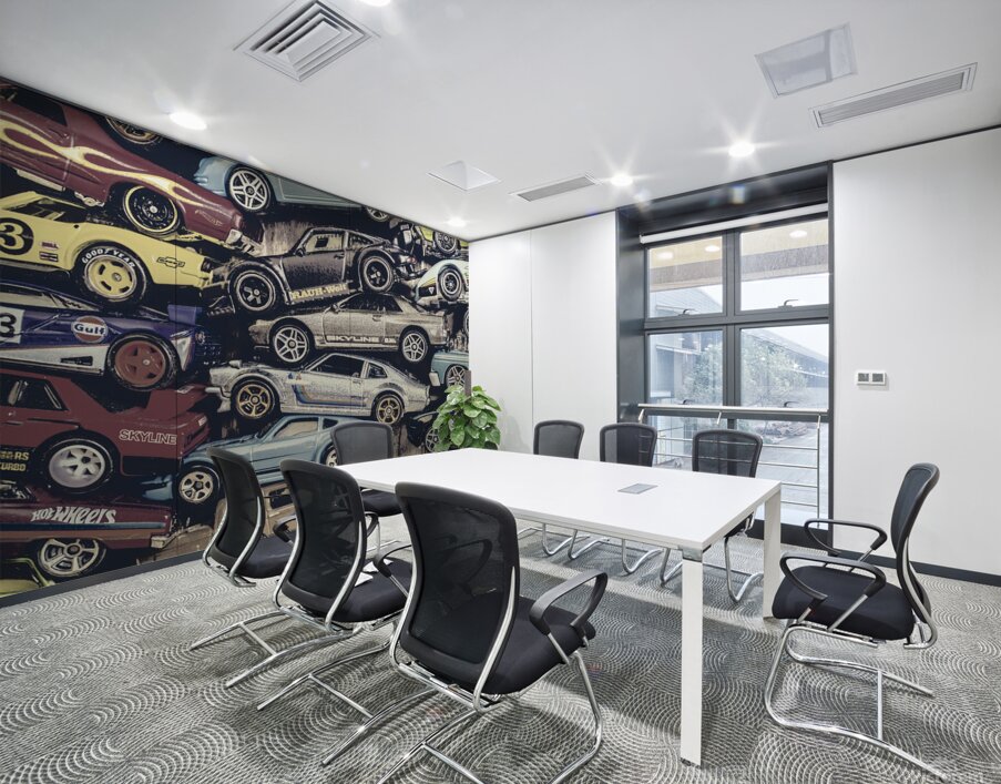 Parking pileup Wall Printing