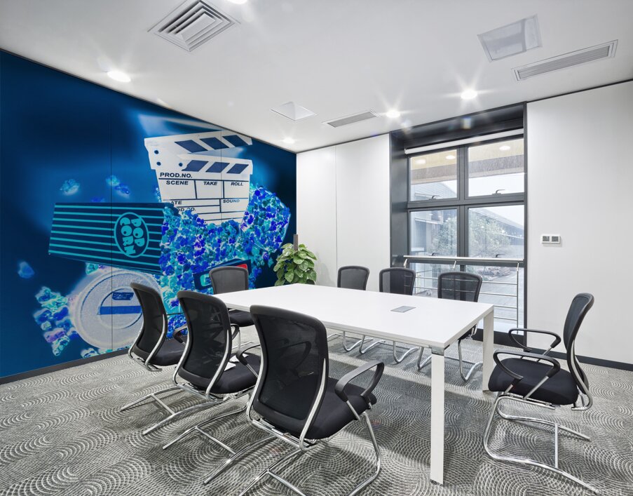 Blue screen entertainment Wall Printing