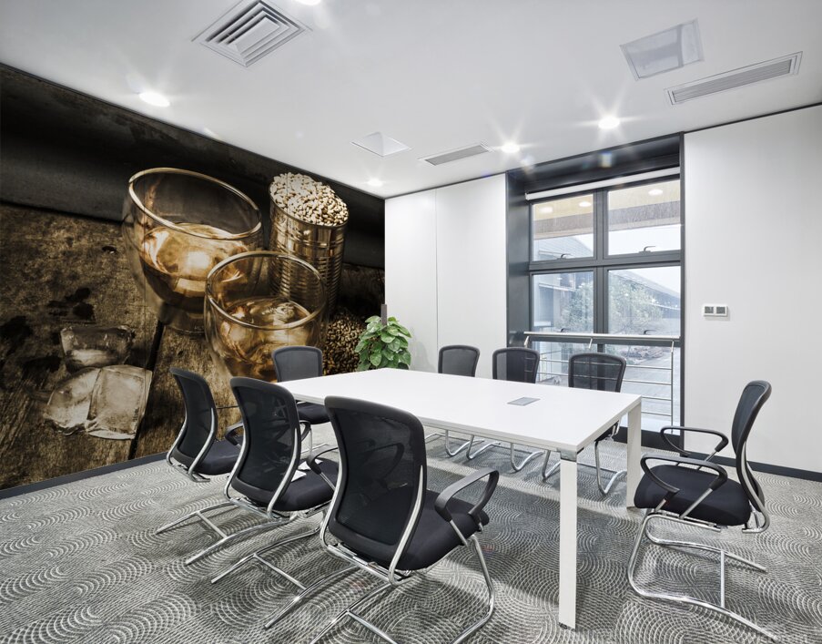 Dark bourbon whiskey  Wall Printing