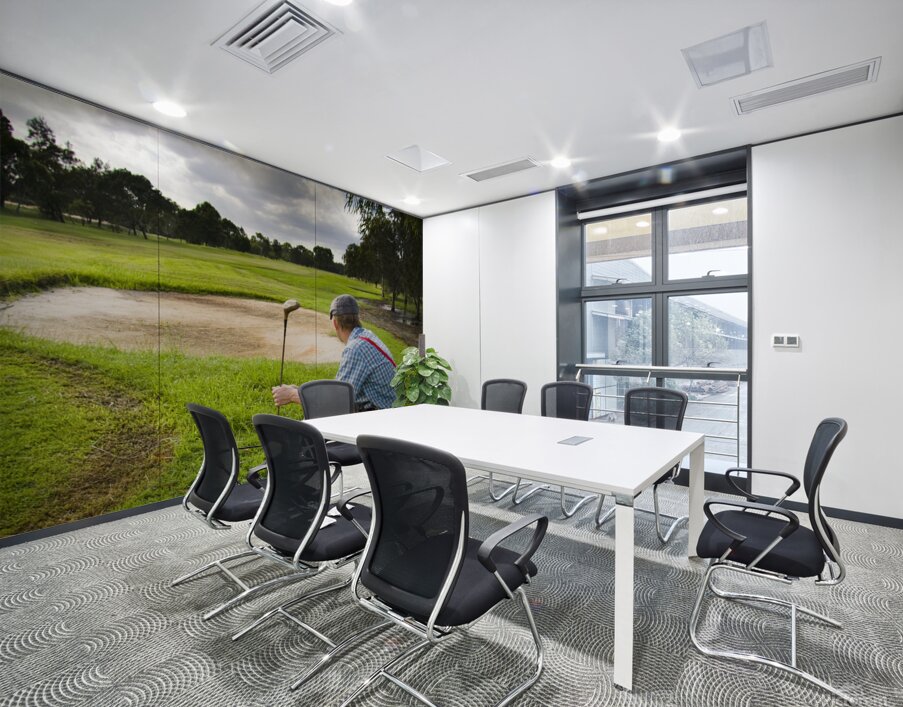 Golfer Wall Printing