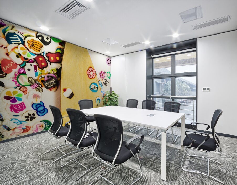 Stuck on boarding Wall Printing