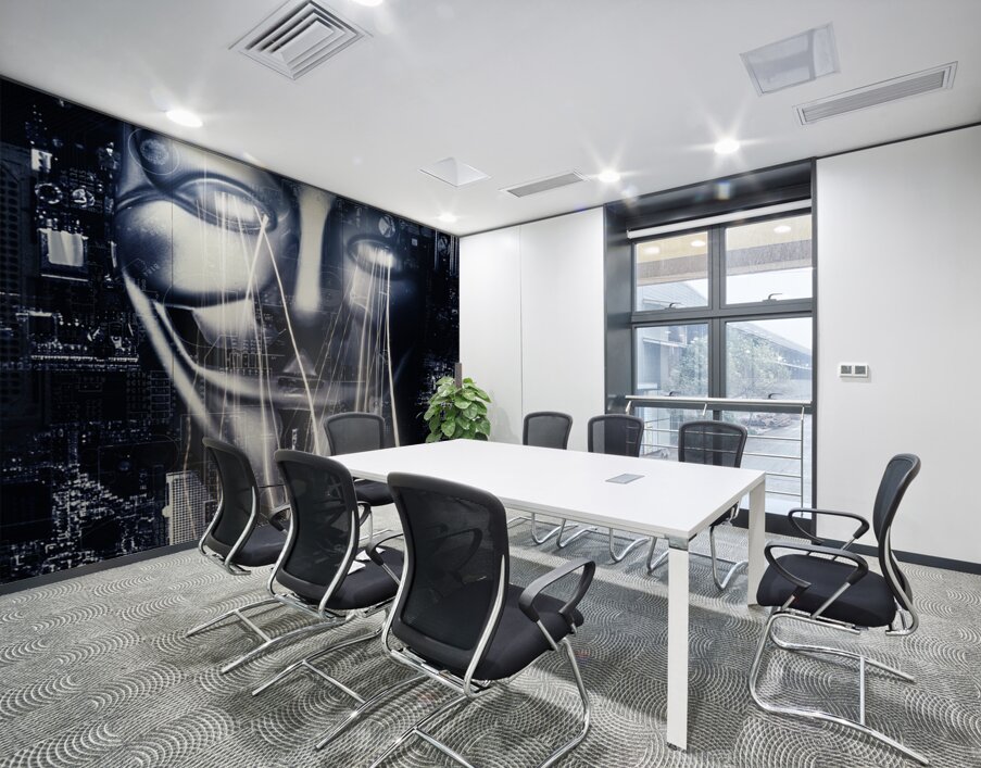 The Anonymous eyes of civil unrest Wall Printing