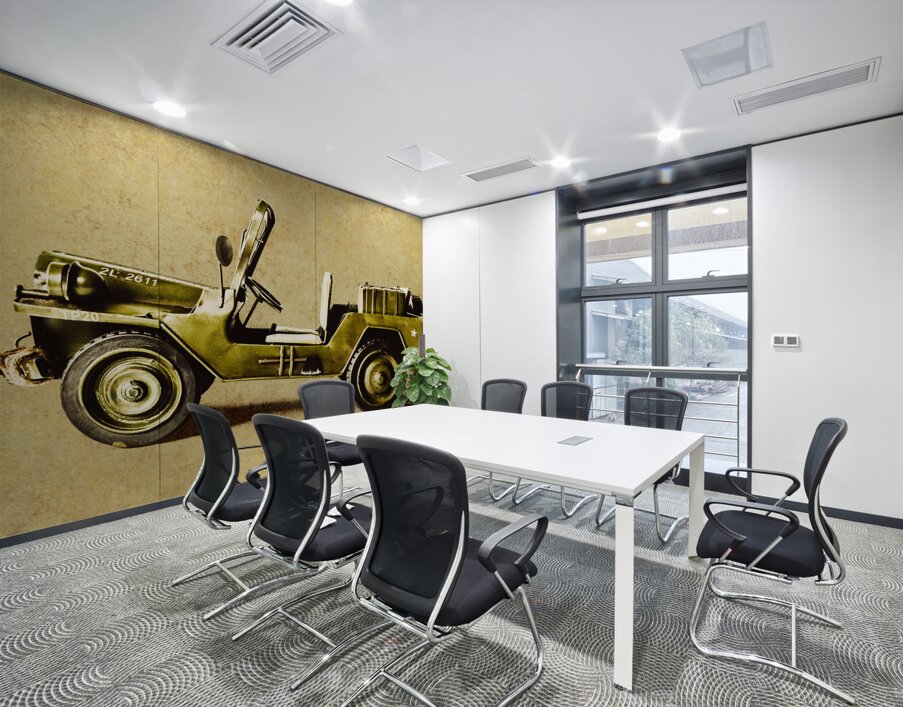 Army jeep Wall Printing