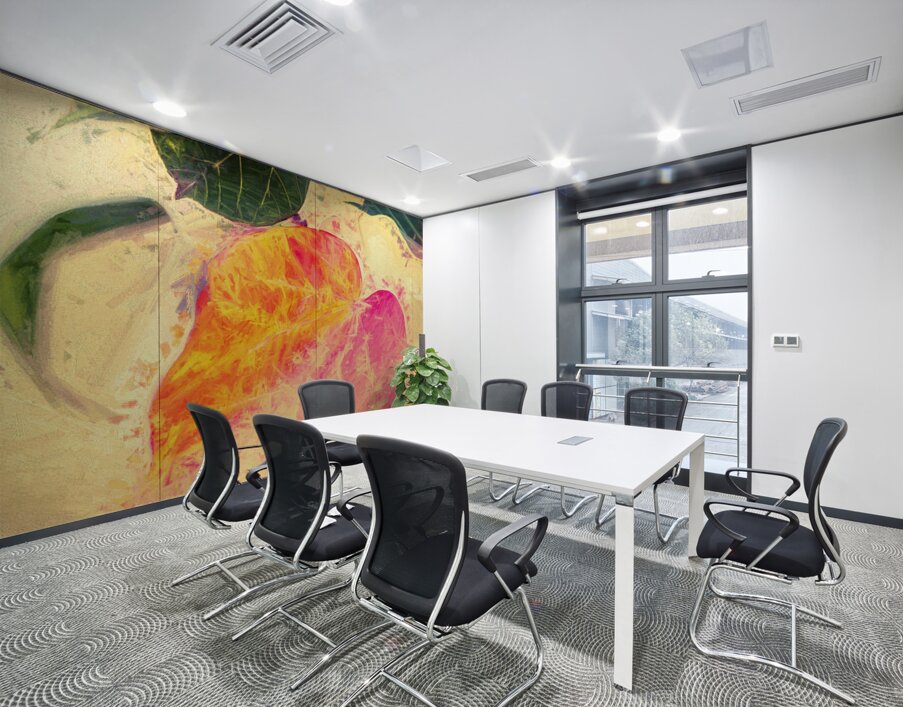 Leaves of impressionism Wall Printing