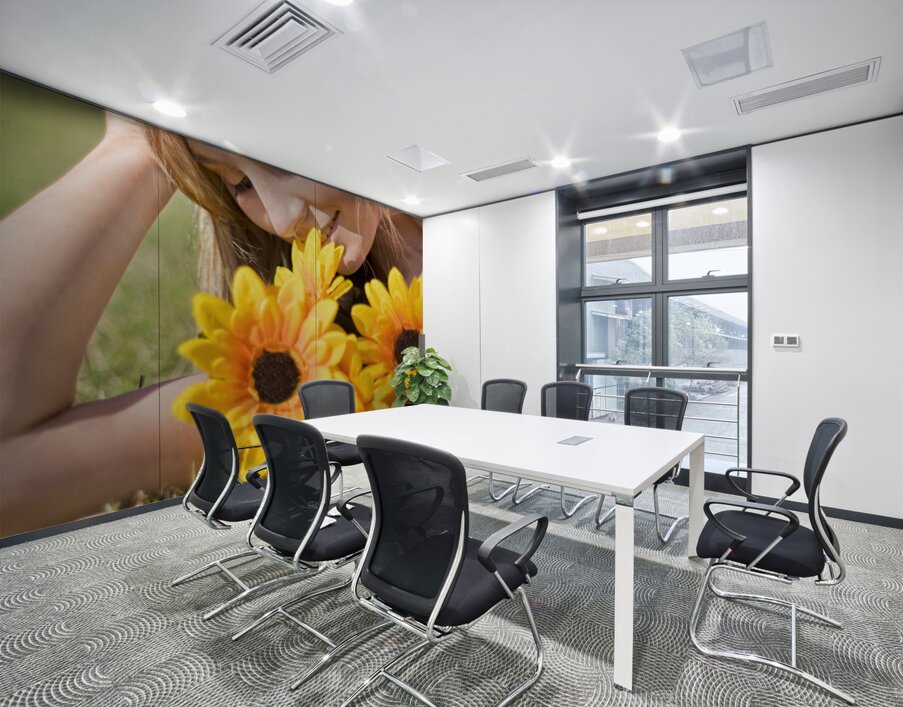 Taking Time To Smell The Flowers Wall Printing