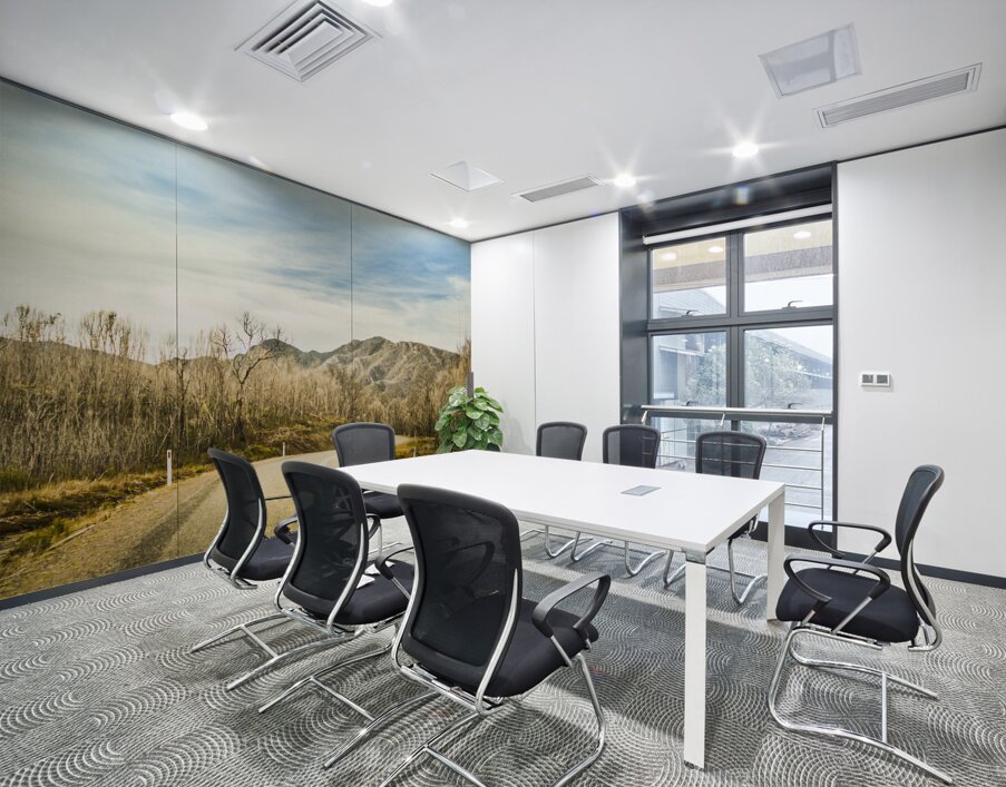 Rural road to Australian mountains Wall Printing