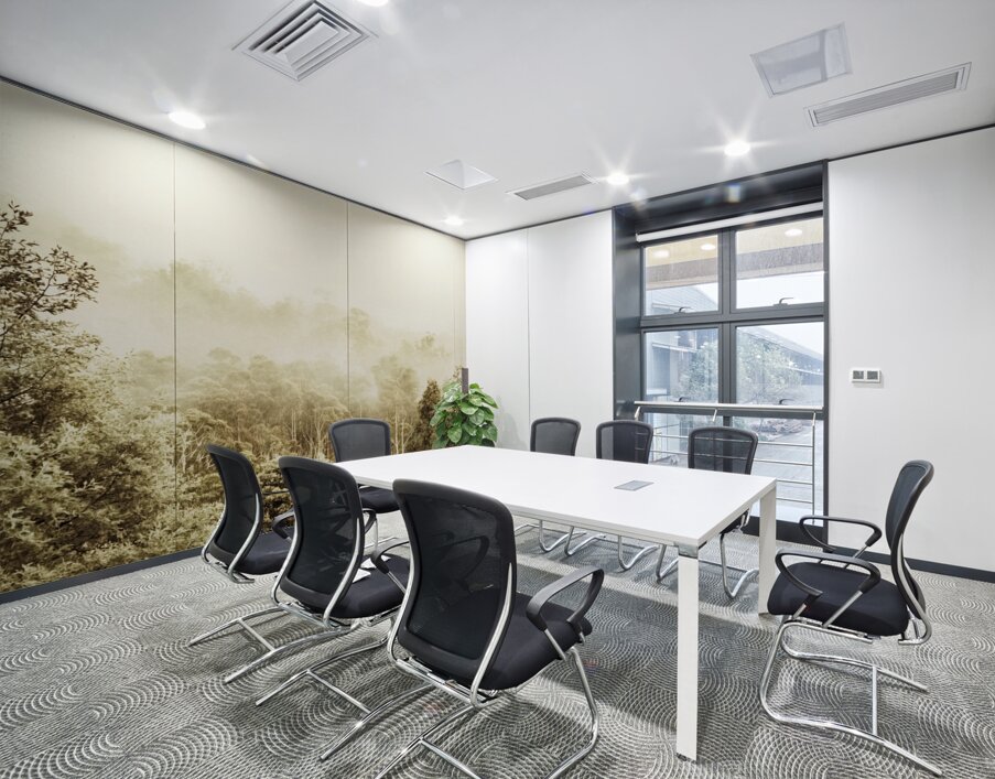 Vintage winter woodland Wall Printing