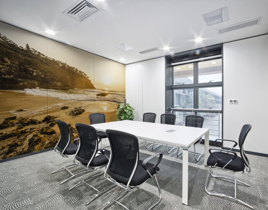 Golden seascape Wall Printing