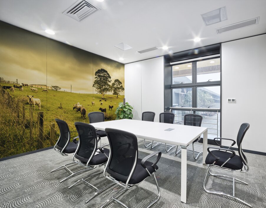 Colourful Australian cattle station Wall Printing