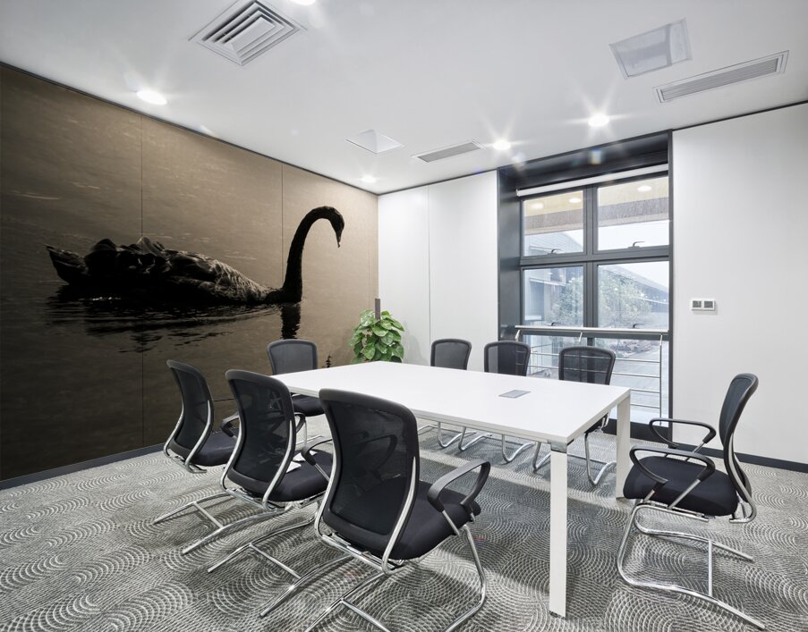 Silhouetted Wall Printing