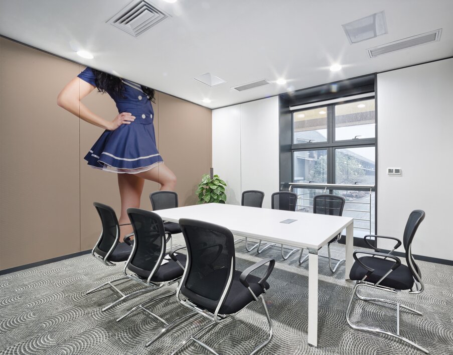 Beautiful vintage navy woman. Retro Pinups Wall Printing