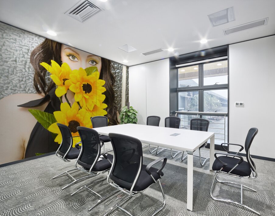 Summer Flowers Wall Printing