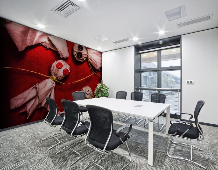 Scary halloween lollipop ghosts Wall Printing