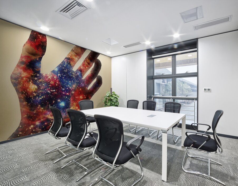 Conscious creator in awakening Wall Printing