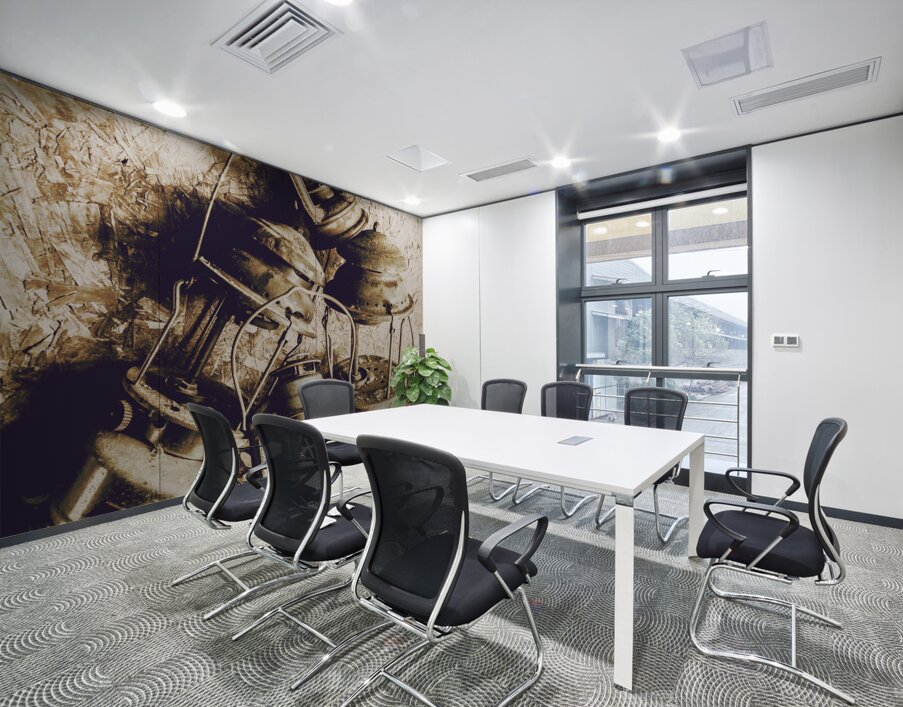 Closeup Of Antique Oil Lamps Wall Printing