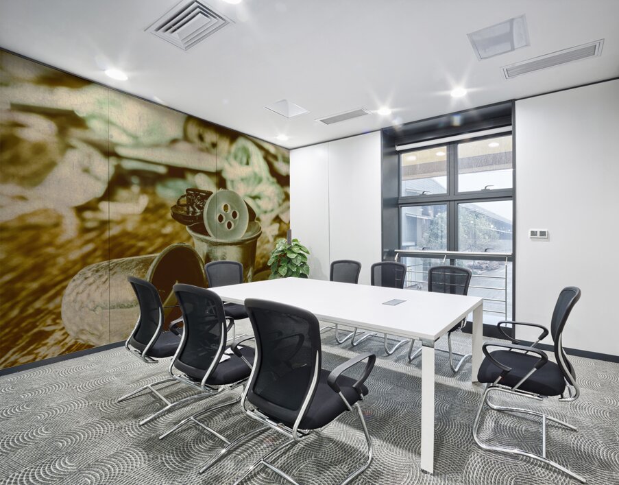 Retro craft buckets Wall Printing