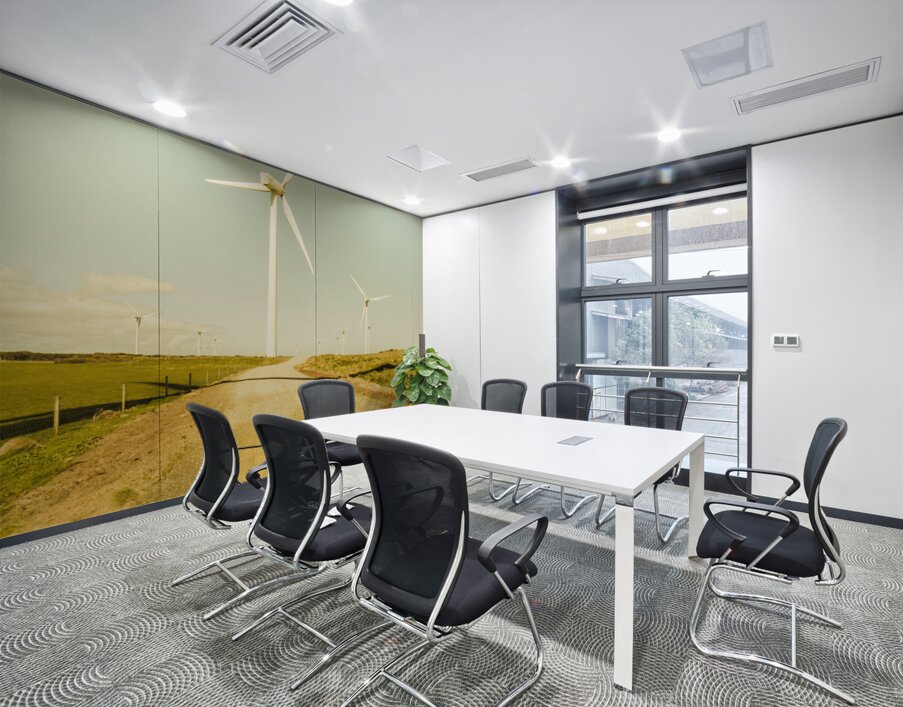 Road to green farming Wall Printing