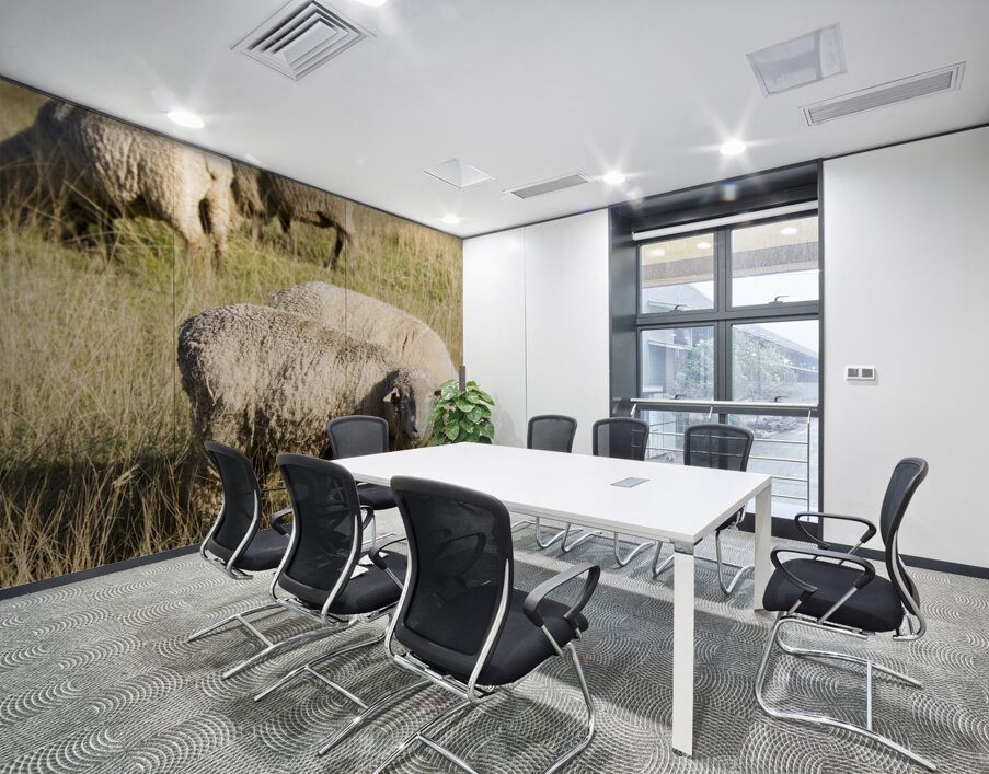 Farmyard Scene Wall Printing