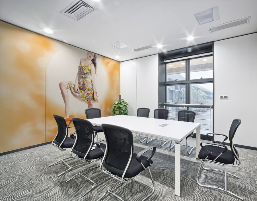 Backlit pin-up beauty Wall Printing