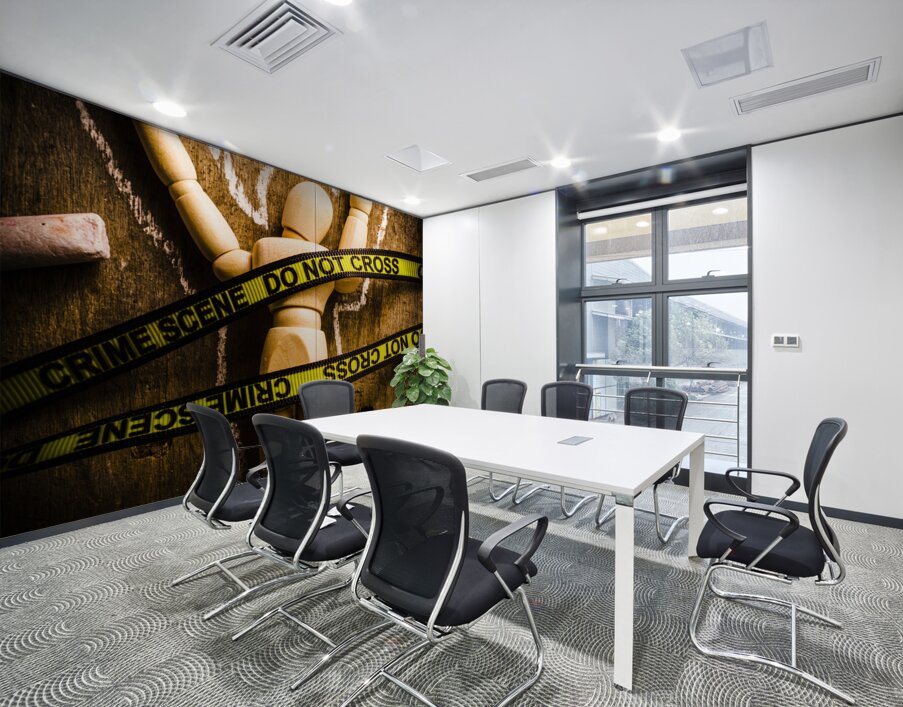 Tracing of tragedy Wall Printing