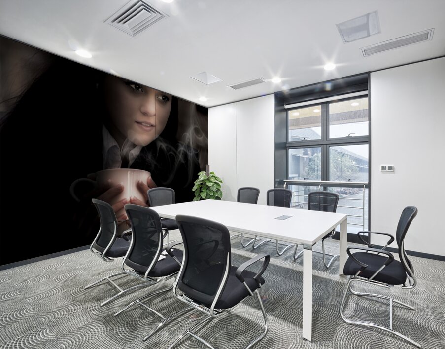 Cold And Dark Winter Night Wall Printing