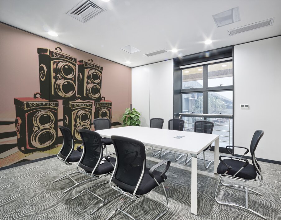 Retro photo camera pop art  Wall Printing