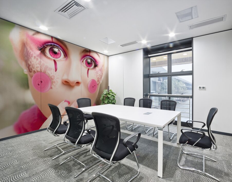 Silent Doll Wall Printing