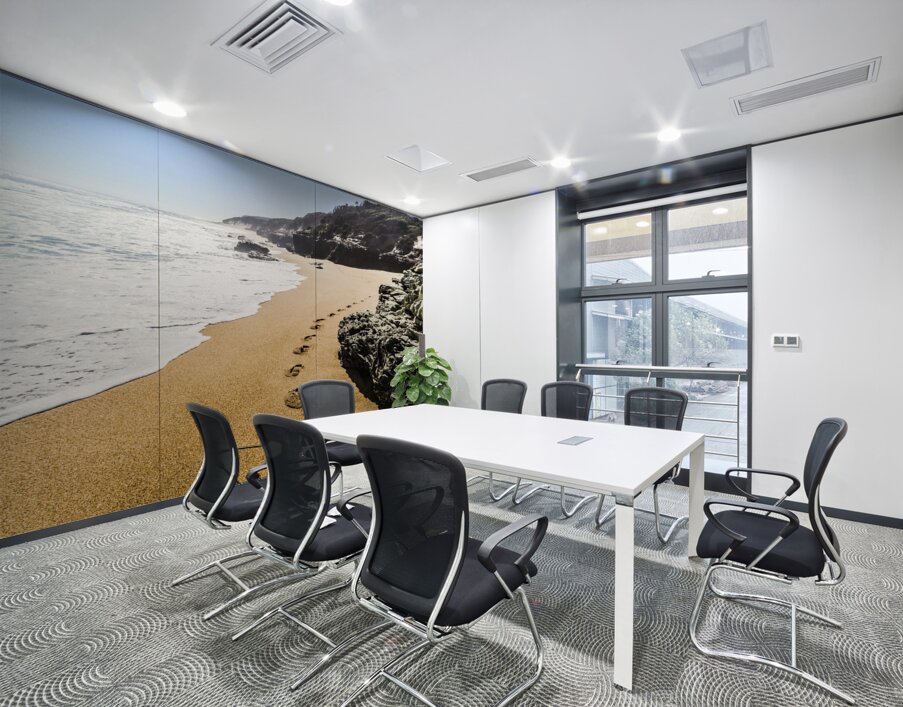 Seaside steps Wall Printing