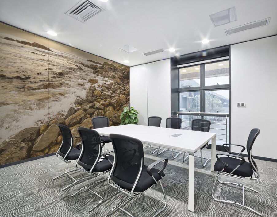 Rocky seashore scene  Wall Printing