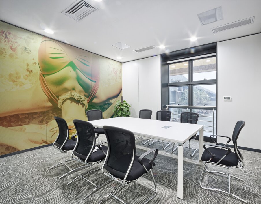 Retro pin-up pool party Wall Printing