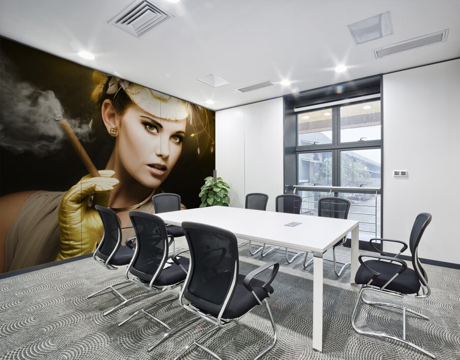 Classic Portrait Of Vintage Cinema Wall Printing