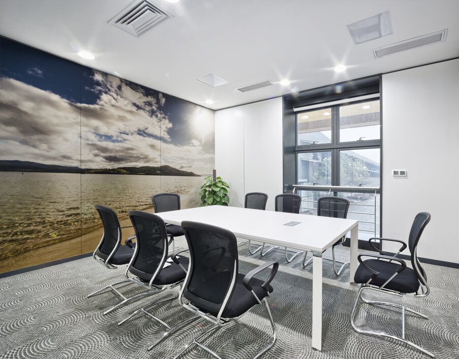 Sun drenched beach Wall Printing