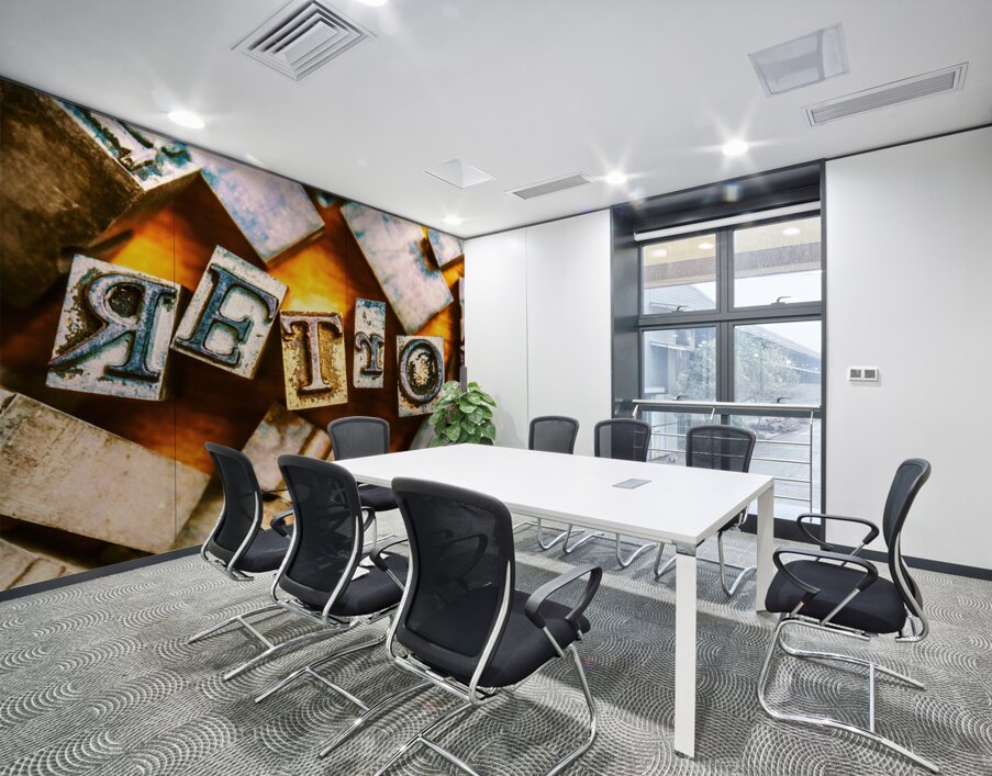 Retro Times Wall Printing