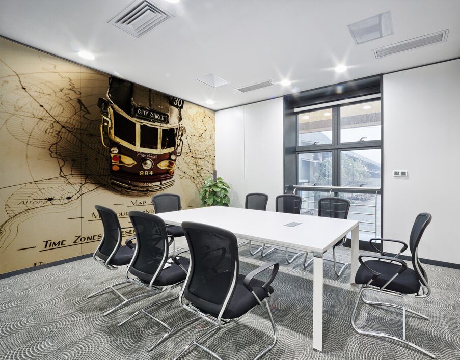 Vintage railways and tramways Wall Printing