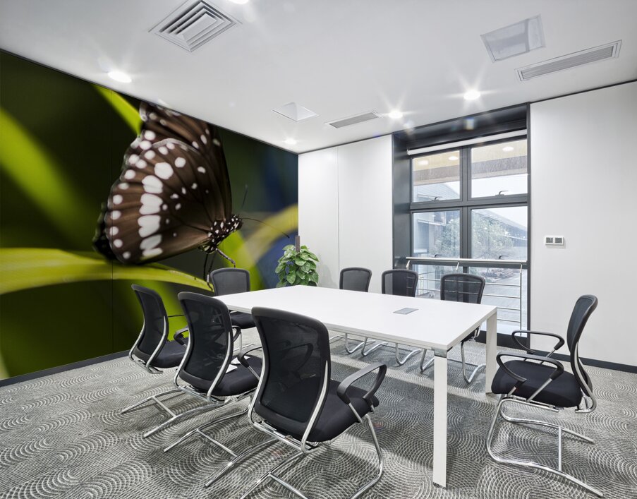 Tropical Butterfly Wall Printing