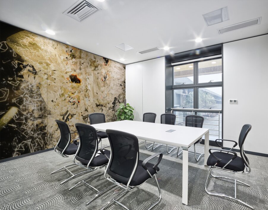 Fractal flower Wall Printing