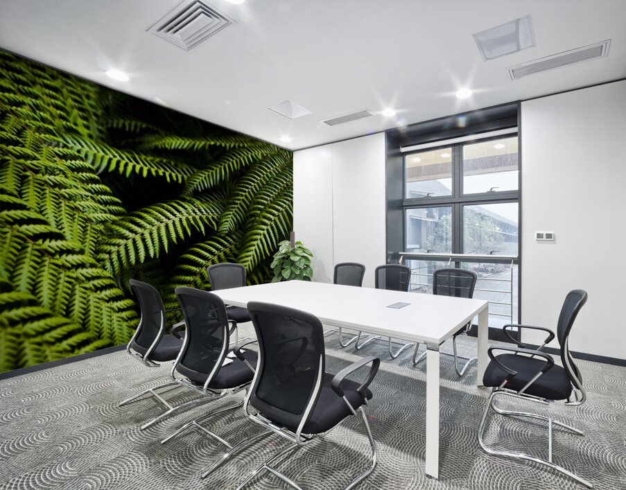 Twilight rainforest fern  Wall Printing