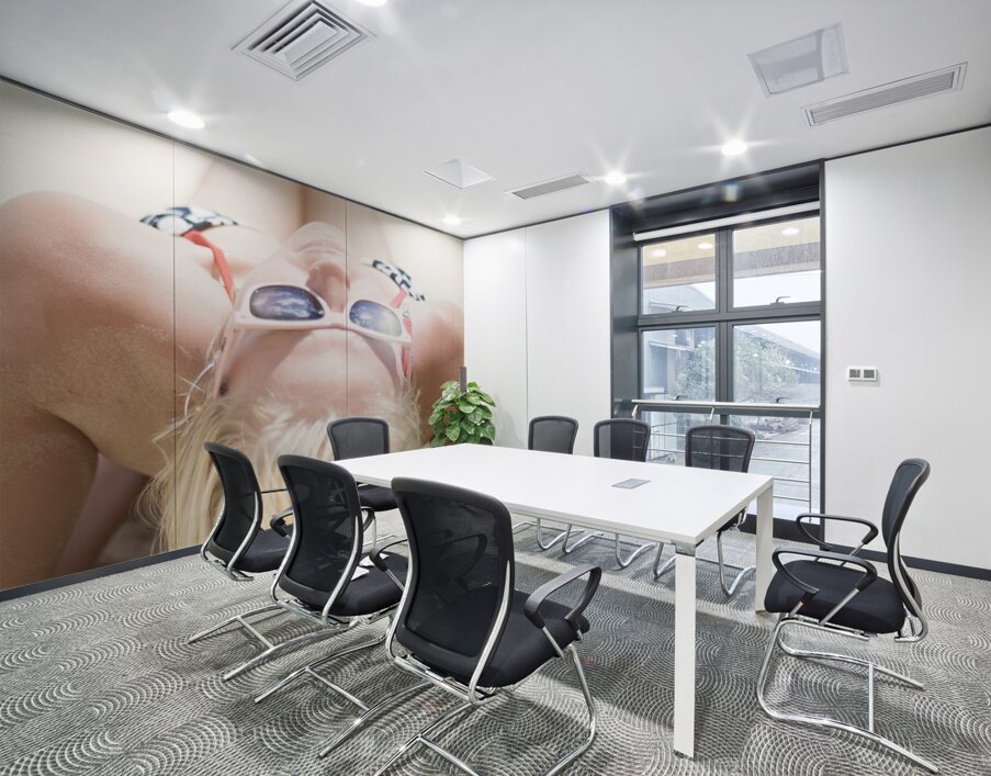 Summer Sun Beach Bather Wall Printing