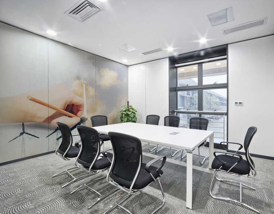 Environment engineer drafting sustainable design Wall Printing