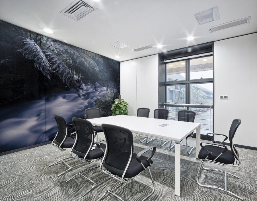 Serene moonlit river Wall Printing